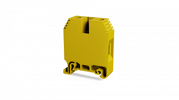 Клеммник на DIN-рейку (Винтовой) 25 мм.кв. (желтый);TBL 25