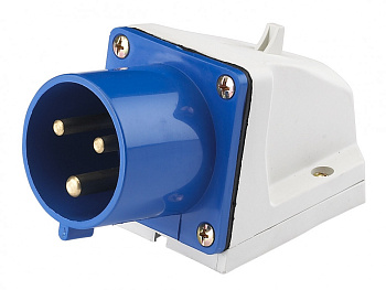 Вилка стационарная 523 2Р+РЕ 32А 220В IP44 ВС-102