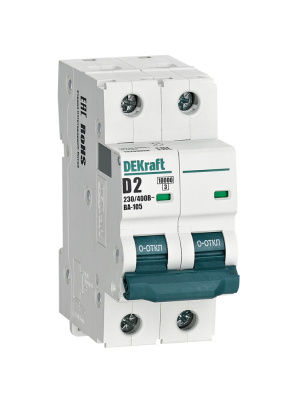 Авт. выкл. 2P 2A х-ка D ВА-105 10кА