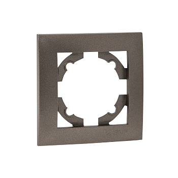 Валенсия Рамка 1-местная графит EKF Валенсия Рамка 1-местная графит EKF