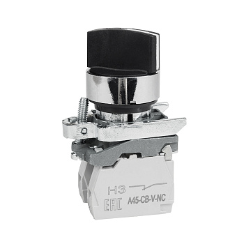 Переключатель OptiSignal D22 C4-S-53 3 положения с возвр металл 2НО XB4BD53 Переключатель OptiSignal D22 C4-S-53 3 положения с возвр металл 2НО XB4BD53