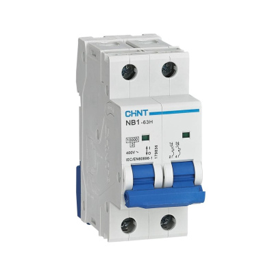 Авт. выкл. NB1-63H 2P 6A 10кА х-ка C (R)(CHINT)