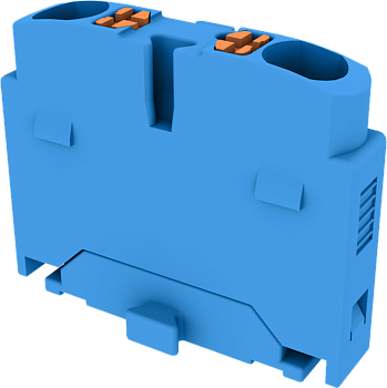 TPA1.5-2-BU Блок съемный распред. питан. серии TP, 2 точки подкл., сеч.1.5мм2, син.