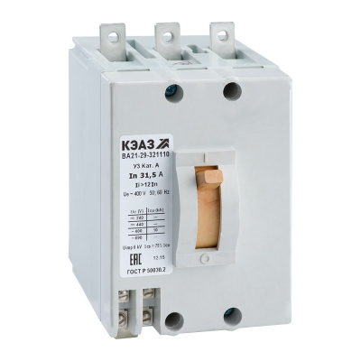 Выключатель автоматический ВА21-29В-321110-31,5А-3Iн-690AC-З/П-У3-АЭС-КЭАЗ