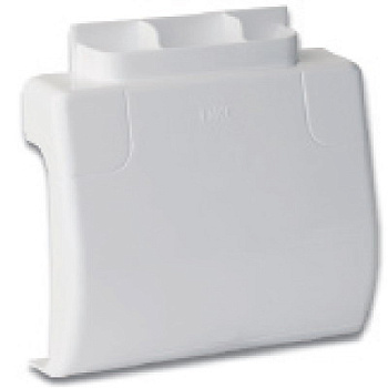 Отвод широкий от каналов 70х22 или 90х25 к 6-мод. коробке "Brava"