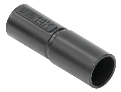 Муфта труба-труба GI16G черная (5шт/компл) IEK