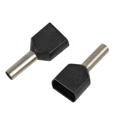 Наконечник-гильза двойная с изолир.фланцем 1,5 кв.мм (НШВИ2)