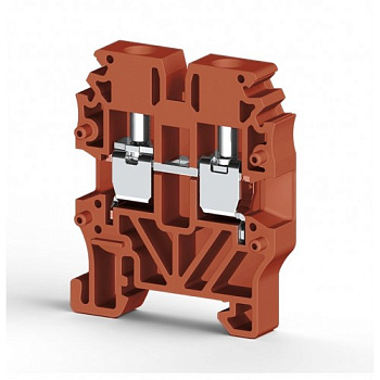 Миниклеммник винтовой 2,5 мм.кв (красный); MVK2,5