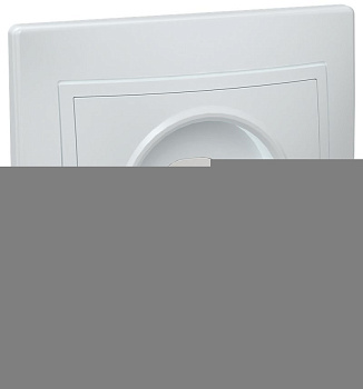 РК10-КБ Розетка 1местн. комп. КВАРТА (белый)