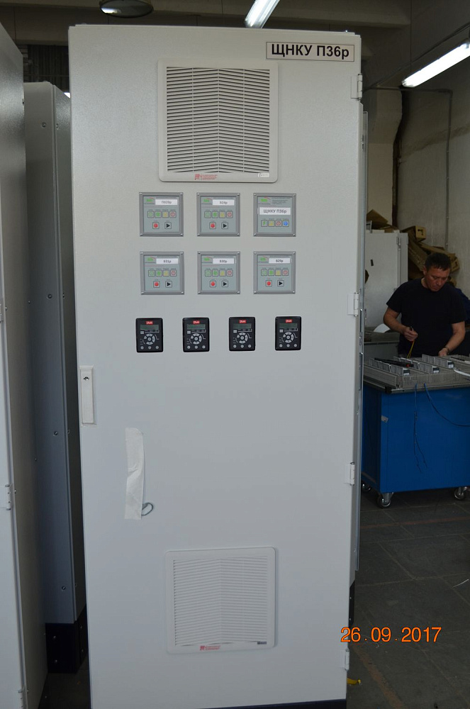 Сборка щитов управления инженерными системами предприятия для АО «Информационные спутниковые системы» им. Академика Решетнева