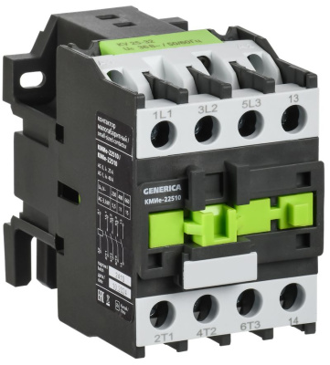 Контактор КМИе-22510 25А 400В/АС3 1НО IEK