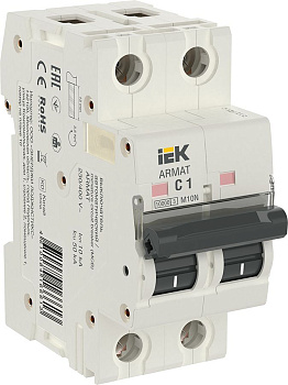 ARMAT Авт. выкл. M10N 2P C 1А IEK ARMAT Авт. выкл. M10N 2P C 1А IEK