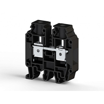 Клеммник на DIN-рейку 16мм.кв. (черный); AVK16 RD