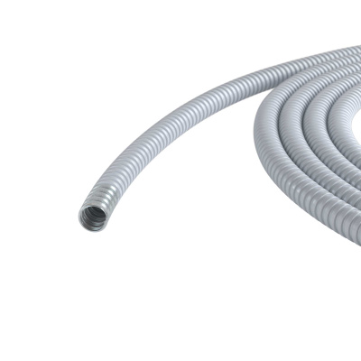 Металлорукав DN 35мм в герметичной ПВХ изоляции, Dвн 35,0 мм, Dнар 41,0,25 м, цвет серый
