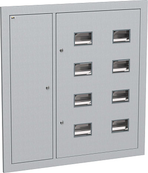 Корпус метал. ЩЭ-8-Э 36 IP31 (слабот. отсек слева) LIGHT IEK