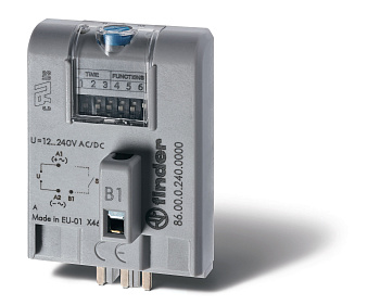 Таймерный модуль мультифункциональный (AI,DI,SW,BE,CE,DE,EE,FE); для применения с реле питание 12...240В AC/DC; регулировка времени 0.05с...100ч; степень защиты IP20 Таймерный модуль мультифункциональный (AI,DI,SW,BE,CE,DE,EE,FE); для применения с реле питание 12...240В AC/DC; регулировка времени 0.05с...100ч; степень защиты IP20