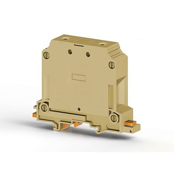 Клеммник на DIN-рейку 50мм.кв., (бежевый); AVK50