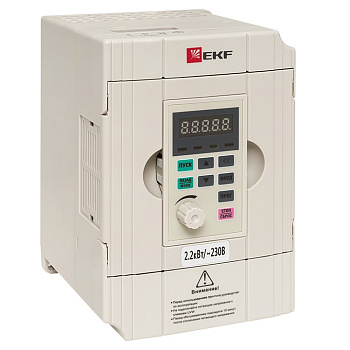 Преобразователь частоты 2,2/4кВт 3х400В VECTOR-100 EKF PROxima Преобразователь частоты 2,2/4кВт 3х400В VECTOR-100 EKF PROxima
